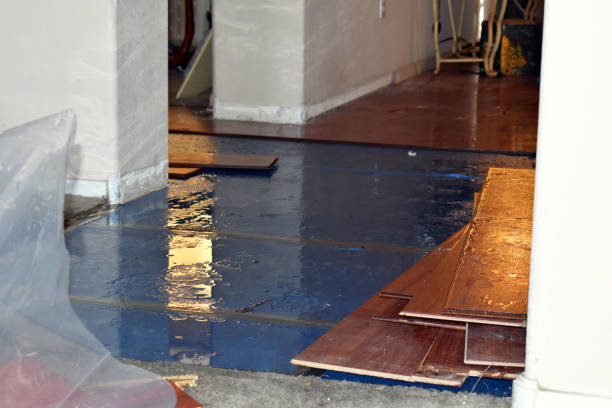 Professional Flood Cleanup technician working in Sunset, TX